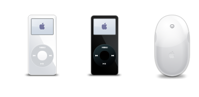 iPod nano and Mighty Mouse